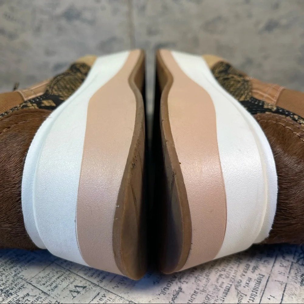 Zara Chunky Platform Lace Up Trainers Sneakers